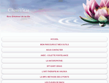 Tablet Screenshot of chorovitae.com